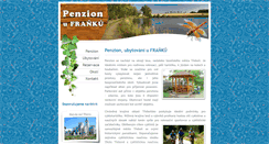 Desktop Screenshot of penzionufranku.cz